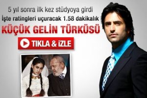 Mahsun Kırmızıg&uuml;l'den reyting rekoru kıracak k&uuml;&ccedil;&uuml;k gelin t&uuml;rk&uuml;s&uuml;