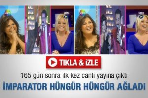 İbrahim Tatlıses, canlı yayında t&uuml;rk&uuml; s&ouml;yledi, g&ouml;zyaşlarına boğuldu