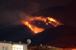 Uludağ hala yanıyor! Lodosla yangın yeniden şahlandı