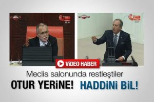 Meclis'te kapıştılar...Otur yerine...Haddini bil...