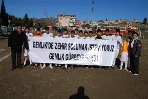 Gemlik G&uuml;bre'ye tepki sahalara indi