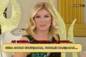 Seda Sayan canlı yayında &ccedil;ıldırdı