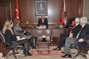 Bozbey'den Kahya'ya ziyaret