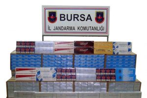 Bursa'da 16 bin paket kaçak sigara ele geçirildi