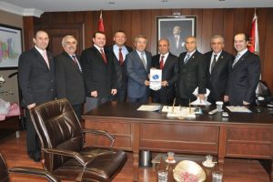 BALKANSİAD'dan emniyet m&uuml;d&uuml;r&uuml;ne hayırlı olsun ziyareti