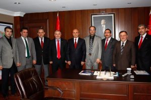 Memur-Sen'den Emniyet M&uuml;d&uuml;r&uuml; Kahya'ya hayırlı olsun ziyareti