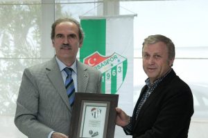 Bursaspor'dan Vakıfk&ouml;y teşekk&uuml;r&uuml;