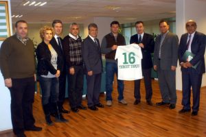 Bursaspor'un alt yapı su sponsoru Korusu oldu