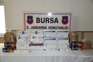 Bursa'da ka&ccedil;ak sigara operasyonu