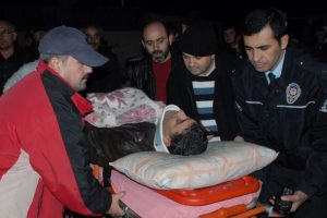Başkomisere motosiklet &ccedil;arptı