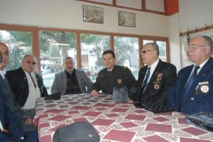 Tuğgeneral Yılmaz Umurbey'de gazilerle buluştu