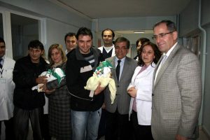 Yeni yılın ilk bebekleri "Bursasporlu" doğdu
