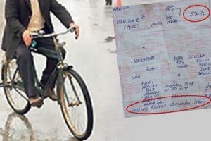 Alkoll&uuml; bisiklet s&uuml;r&uuml;c&uuml;s&uuml;ne para cezası