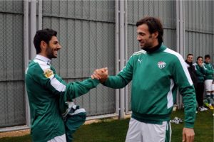 Hakan Aslantaş Bursaspor antrenmanında