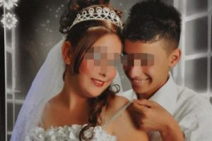 &Ccedil;ocuk gelin, eşini fotoğraflarla kurtardı