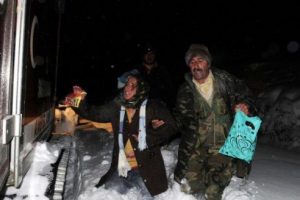 Donmaktan son anda kurtarıldılar