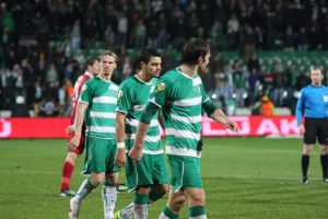 Bursasporlu futbolcular mağlubiyetin &uuml;z&uuml;nt&uuml;s&uuml;n&uuml; yaşıyor