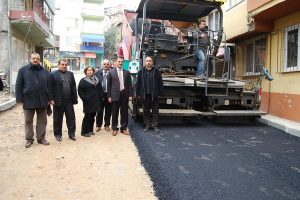 Kumla yolu asfaltlama &ccedil;alışmaları başladı