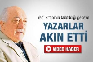 Hocaefendi'nin kitabının tanıtımına yazarlar akın etti