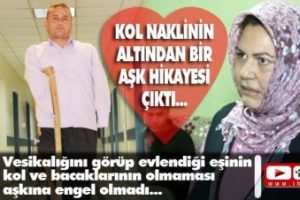 Kol naklinin altından bir aşk hikayesi &ccedil;ıktı