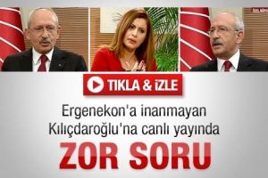 Ergenekona inanmayan Kılı&ccedil;daroğlu'na canlı yayında zor soru
