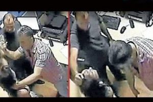 Polislere istenen ceza dayak yiyen kadından az