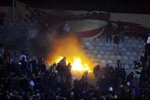Derbi savaş alanına d&ouml;nd&uuml;
