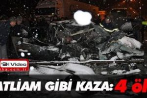 Katliam gibi kaza
