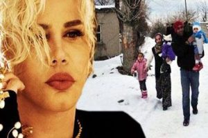 Sezen Aksu Van'daki k&ouml;y&uuml; kurtardı