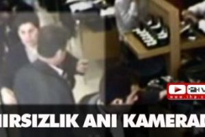 Hırsızlık anı kamerada