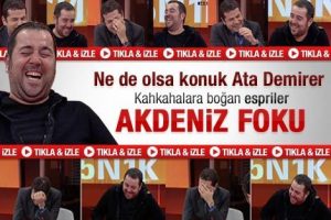 Ata Demirer kahkahaya boğdu