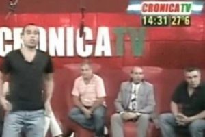 Canlı yayında yumruklu kavga