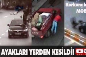 Korkun&ccedil; kazalar MOBESE'de