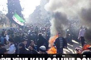 Suriye yine kan g&ouml;l&uuml;ne d&ouml;nd&uuml;!