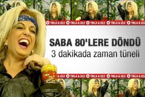 Saba T&uuml;mer 80'lere geri d&ouml;nd&uuml;