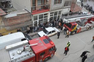 İneg&ouml;l'de korkutan yangın