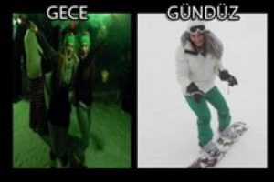 Uludağ'da gece g&uuml;nd&uuml;z eğlence