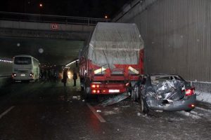 Ankara'da zincirleme kaza
