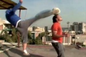 Top cambazlarından s&uuml;per hareketler