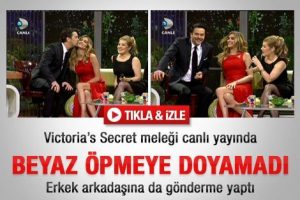 Beyaz &ouml;pmeye doyamadı