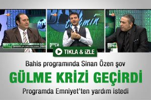 Bahis programında Sinan &Ouml;zen şov