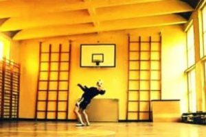 Top cambazından harika hareketler