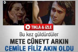Mete'den C&uuml;neyt Arkın taklidi