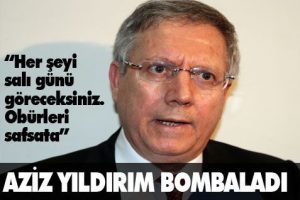 Aziz Yıldırım yine bombaladı...Salı g&uuml;n&uuml; herşeyi g&ouml;receksiniz