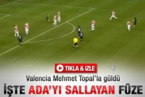 Mehmet Topal'ın f&uuml;zesi Valencia'yı 3 puana taşıdı