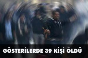 Suriye'de g&ouml;sterilerde 39 kişi &ouml;ld&uuml;