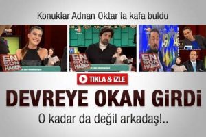 Konuklar Adnan Oktar'la kafa buldu