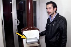 K&ouml;m&uuml;r sobasına fan taktı