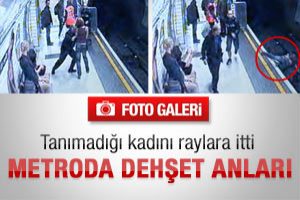 Metroda dehşet anları