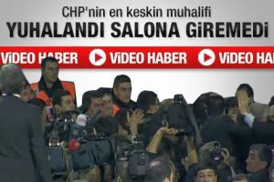 İsa G&ouml;k Kurultay salonuna girerken yuhalandı
